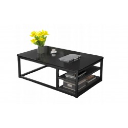 Stolik kawowy w półkami